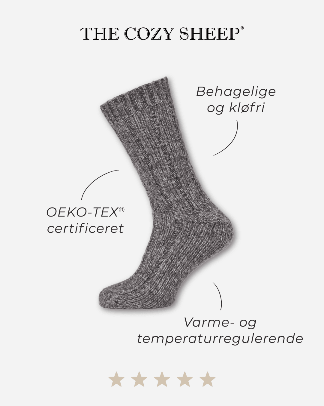 3 par tykke uldstrømper | Bland selv tilbud - The Cozy Sheep