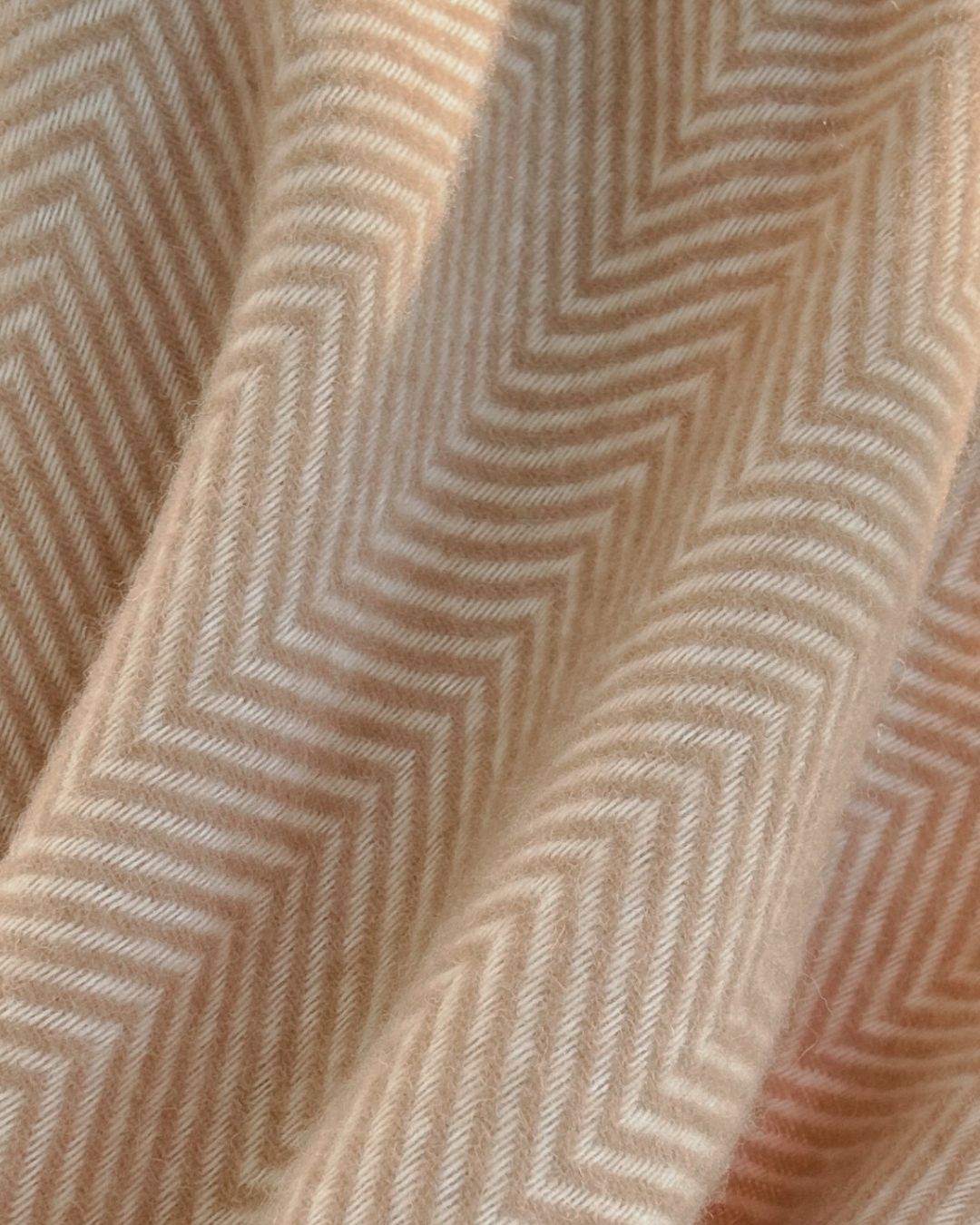 Uldplaid 140 x 200 cm - Beige