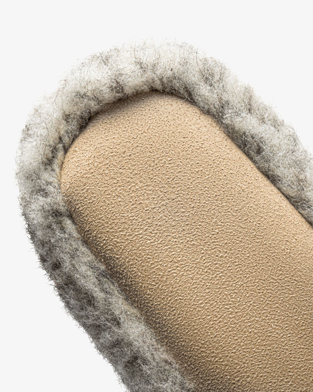 Uldhjemmesko – Lysegrå (Lav model)