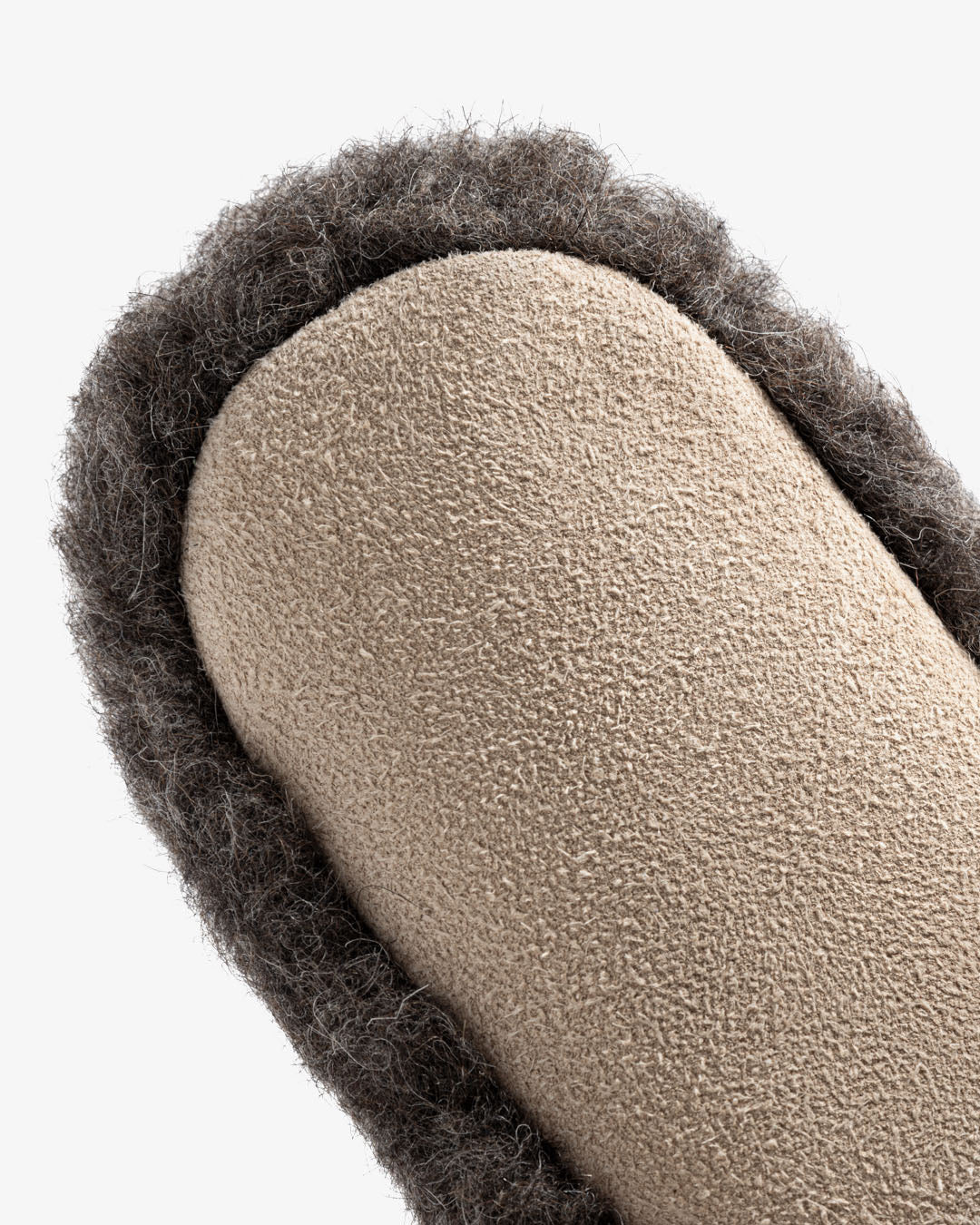 Uldhjemmesko til børn – Mørkegrå (Høj model)