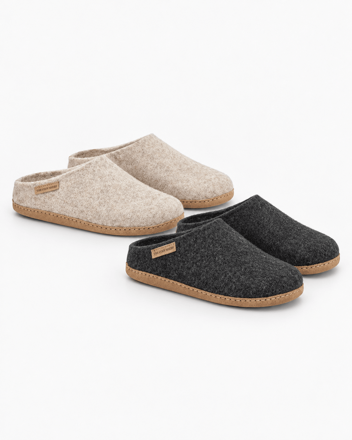 Pakketilbud: 2 par tøfler - The Cozy Sheep