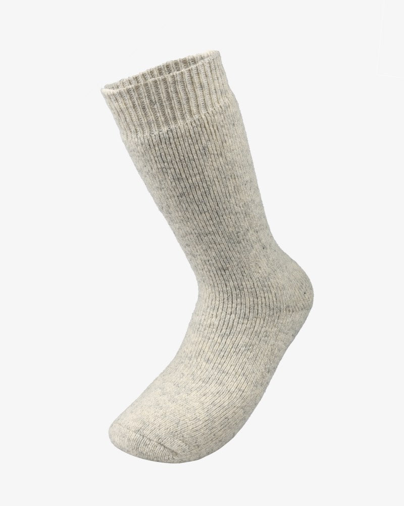 Termosokker i uld - Lysegrå