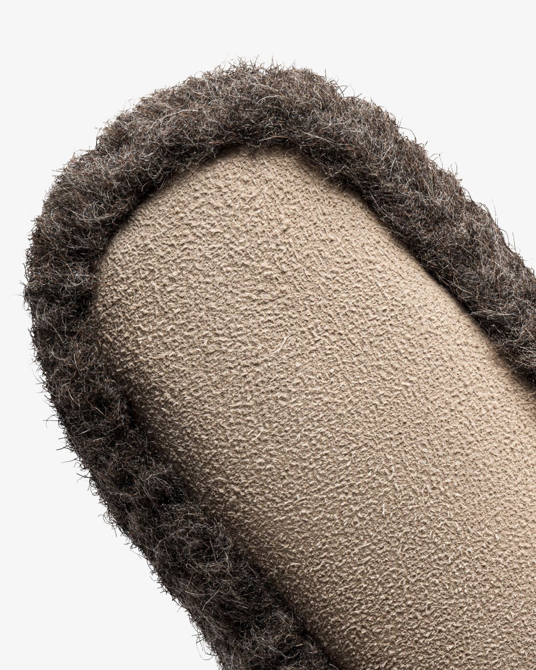 Uldhjemmesko – Mørkegrå/brun (Lav model) - The Cozy Sheep