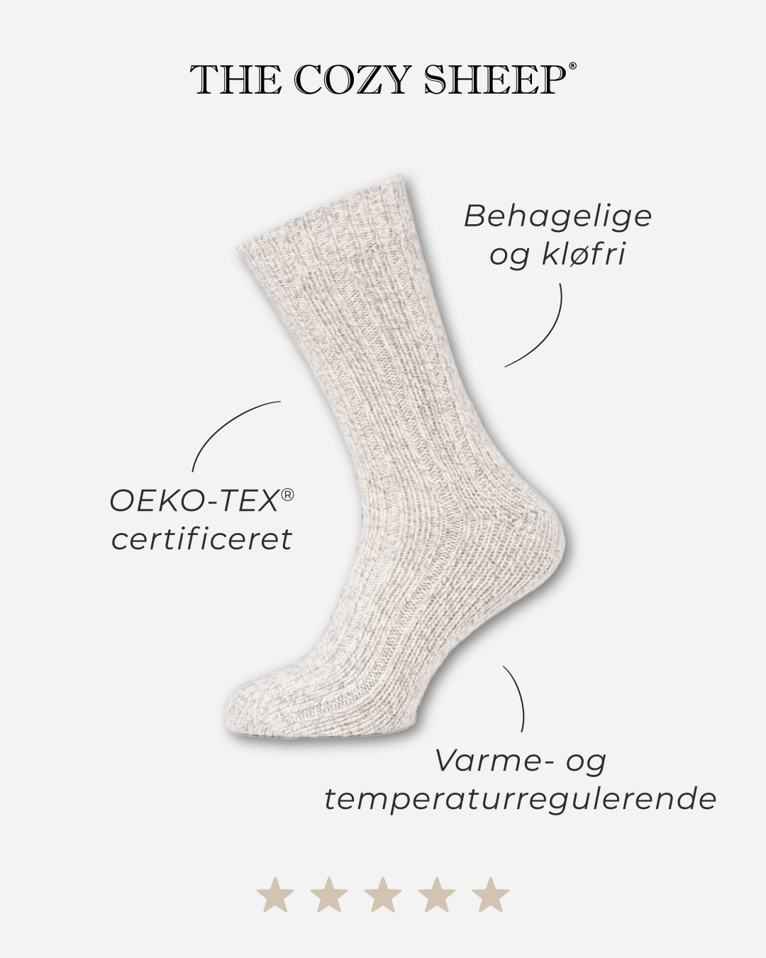 3 par tykke uldstrømper | Bland selv tilbud - The Cozy Sheep
