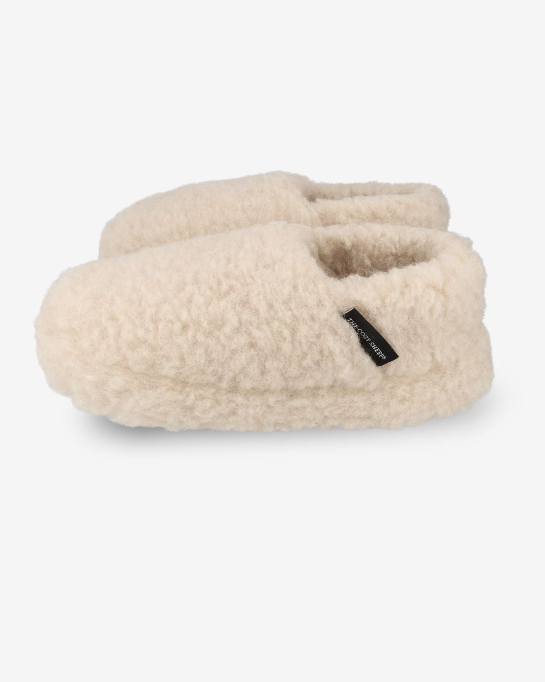 Hjemmesko i merinould – Beige