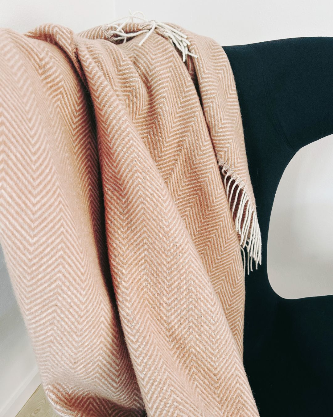 Uldplaid 140 x 200 cm - Beige