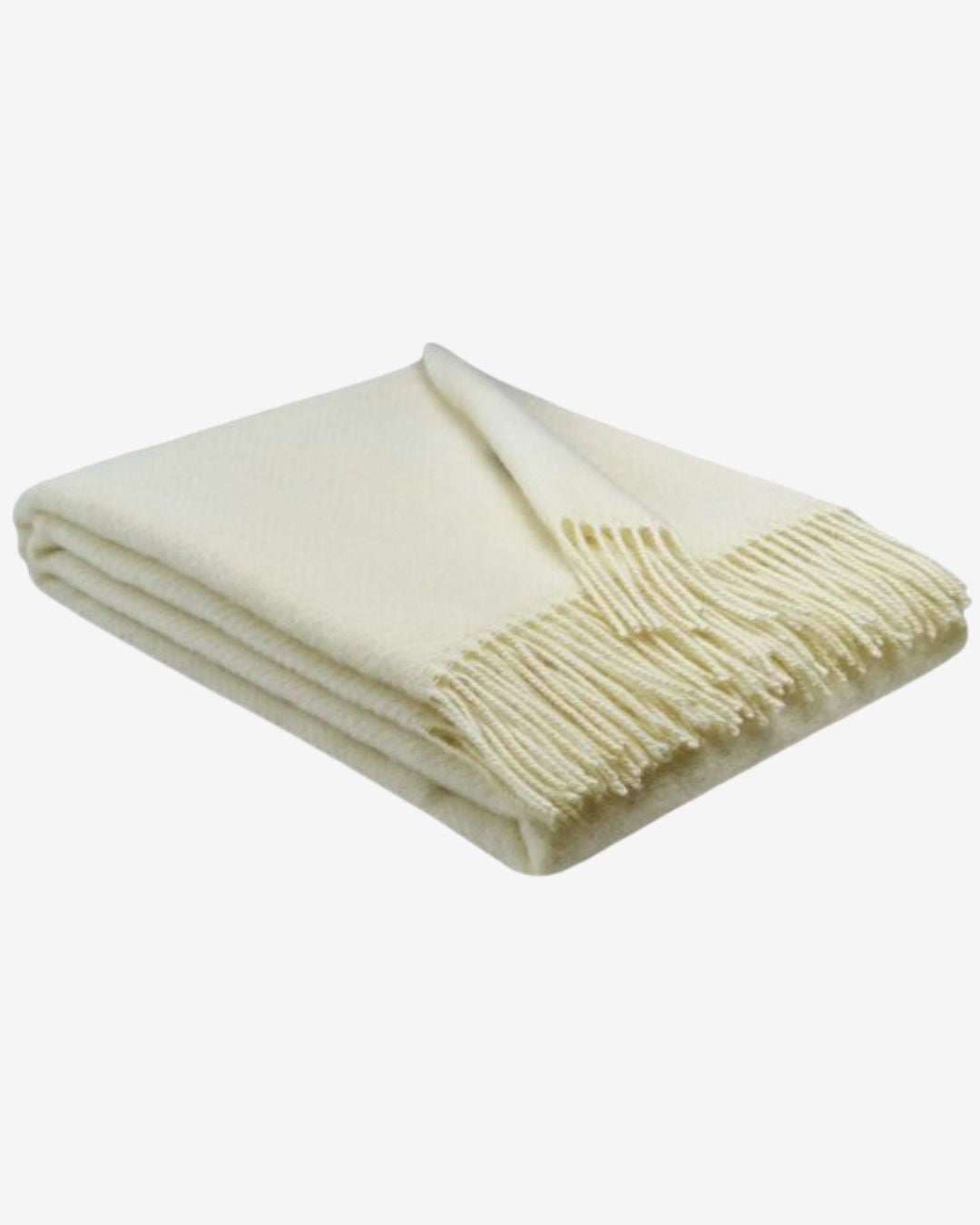 Uldplaid 140 x 200 cm - Creme