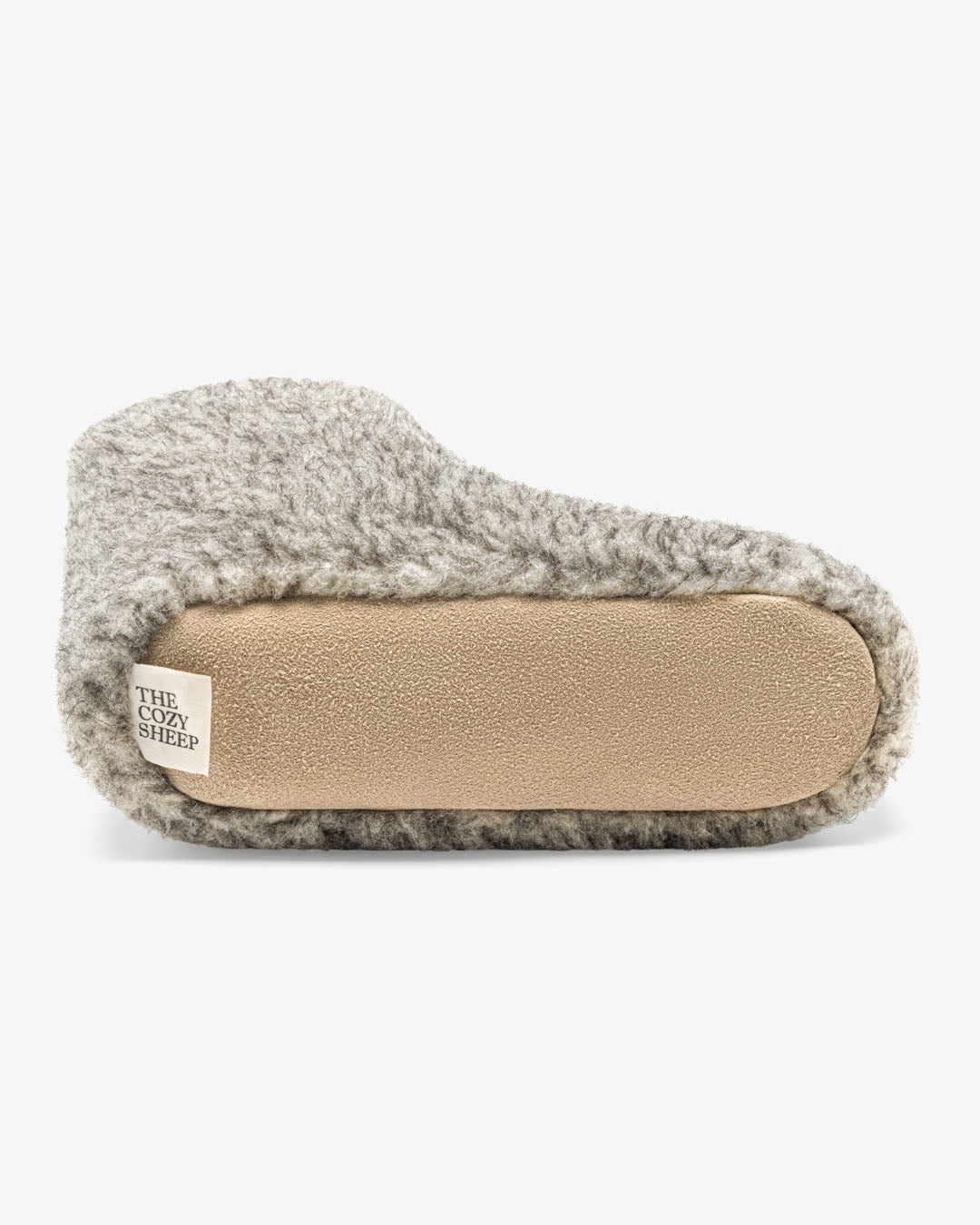 Uldhjemmesko til børn – Lysegrå (Høj model) - The Cozy Sheep